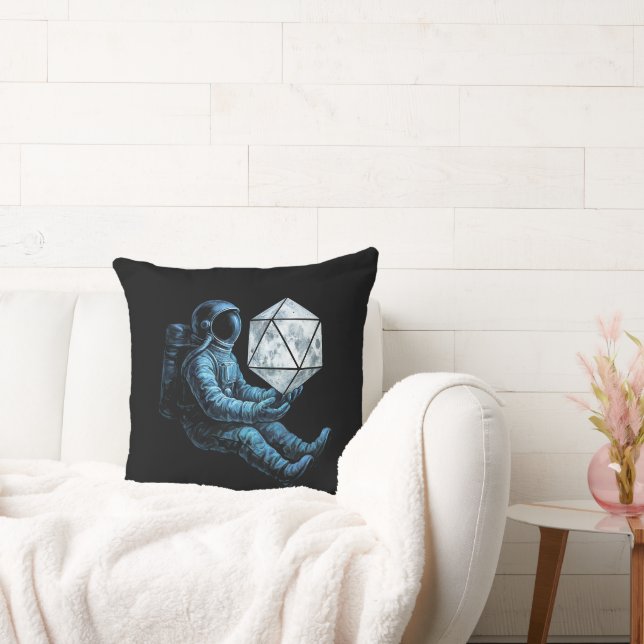 Cojín Decorativo Astronauta con Dados de la Luna (Sofá)