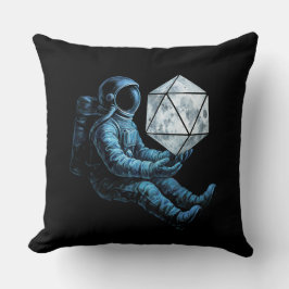 Cojín Decorativo Astronauta con Dados de la Luna