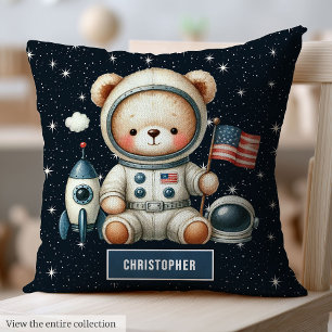 Cojín Decorativo Astronauta De Oso De Teddy Niño Bebé De Pilar Deco