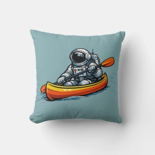 Cojín Decorativo Astronauta en canoa