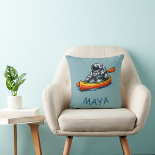 Cojín Decorativo Astronauta en Canotaje