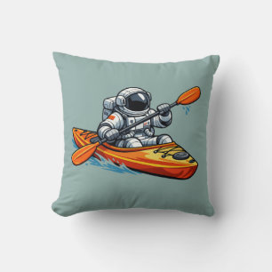 Cojín Decorativo . Astronauta en kayak