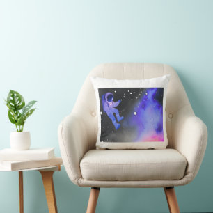 Cojín Decorativo Astronauta Espacial Cósmico
