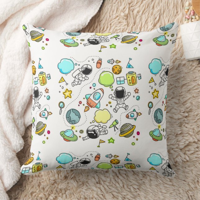 Cojín Decorativo Astronauta espacial genial y hermoso  (Manta)