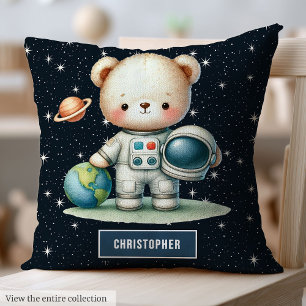 Cojín Decorativo Astronauta Teddy Bear Niño Pillow Personalizado