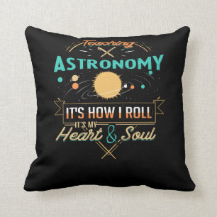 Cojín Decorativo Astronomía de enseñanza cómo ruedo