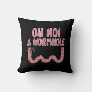 Cojín Decorativo Astronomía Oh No A Wormhole Space Stars Universe
