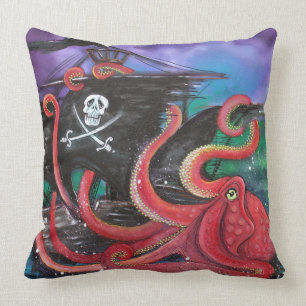 Cojín Decorativo Ataque del barco pirata