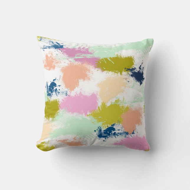 Cojín Decorativo Ataques, pinturas (Anverso)