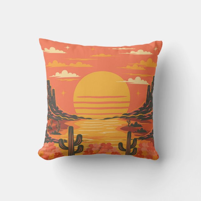 Cojín Decorativo Atardecer (Anverso)