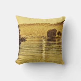 Cojín Decorativo Atardecer De Verano En El Marina