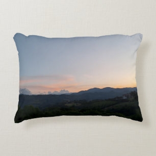 Cojín Decorativo Atardecer en los Cárpatos – Fotografía de Montañas