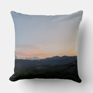 Cojín Decorativo Atardecer en los Cárpatos – Fotografía de Montañas