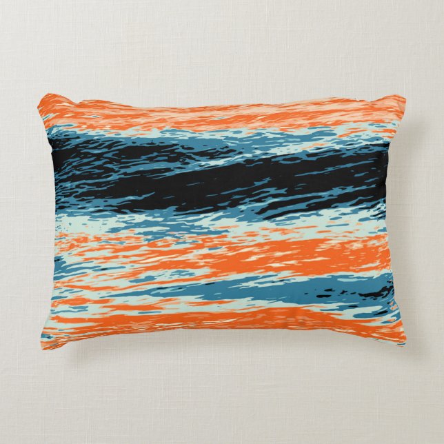 Cojín Decorativo Atardecer/Océano/Onda/Mar (Anverso)