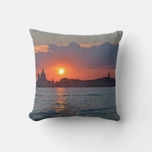 Cojín Decorativo Atardecer sobre la laguna de Venecia