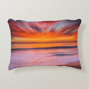 Cojín Decorativo Atardecer Tamarack Beach   Carlsbad, CA