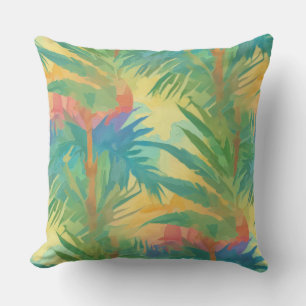 Cojín Decorativo Atardecer tropical caliente