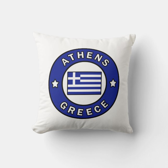 Cojín Decorativo Atenas Grecia (Anverso)