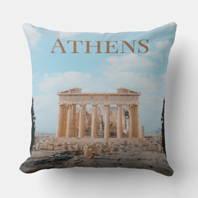 Cojín Decorativo Atenas Grecia (Anverso)
