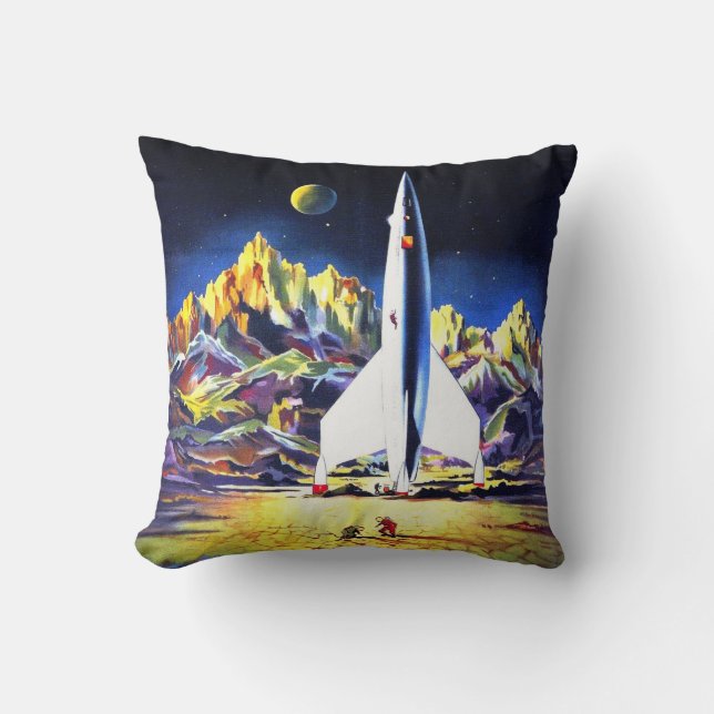 Cojín Decorativo Aterrizaje lunar (Anverso)