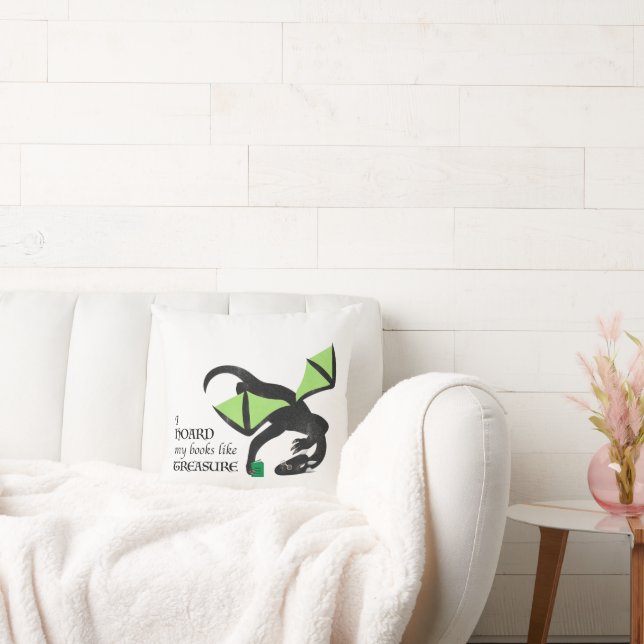 Cojín Decorativo Atesoro mis libros como un tesoro (Sofá)