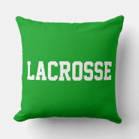 Atletica Negrita Blanca Texto LACROSSE Sobre Verde