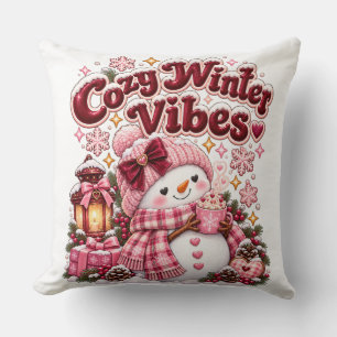 Cojín Decorativo Atmósfera acogedora de invierno Diseño personaliza