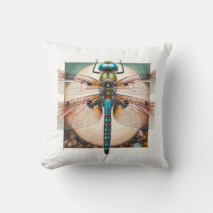 Cojín Decorativo Atoconeura Dragonfly 150624IREF122 - Watercolor