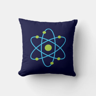 Cojín Decorativo Átomo de ciencia