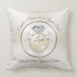 Cojín Decorativo Atontamiento personalizado casando las almohadas,