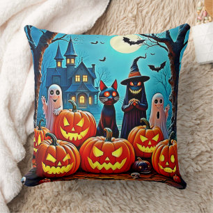 Cojín Decorativo Atractivo diseño nocturno de Halloween