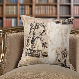 Cojín Decorativo Atractivos jóvenes romanos en la procesión del fes