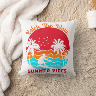 Cojín Decorativo Atrapa las Vibraciones de Verano de la Ola