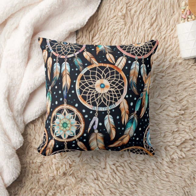 Cojín Decorativo Atrapando Sueños a Medianoche (Manta)