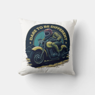Cojín Decorativo Atrévase a ser diferente camiseta clásica para bic