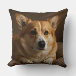 Cojín Decorativo Attentive Corgi