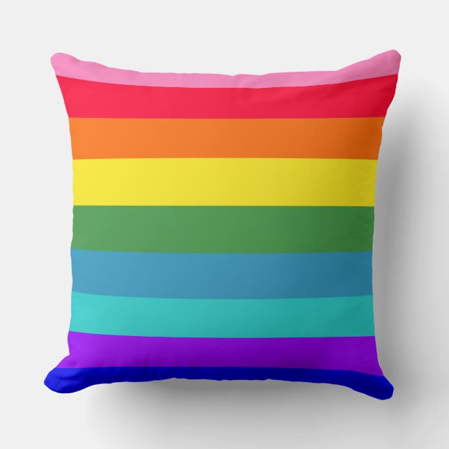 Cojín Decorativo Audaz lustre rayas (Anverso)