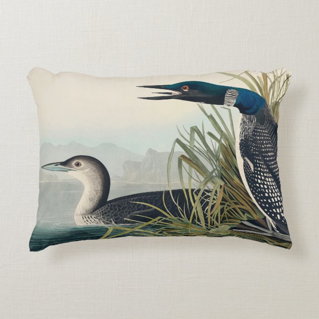 Cojín Decorativo Audubon Bird Lodge Diver Classic (Anverso)