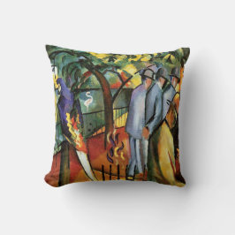 Cojín Decorativo Auguste Macke - Zoological Garden Animal Lover