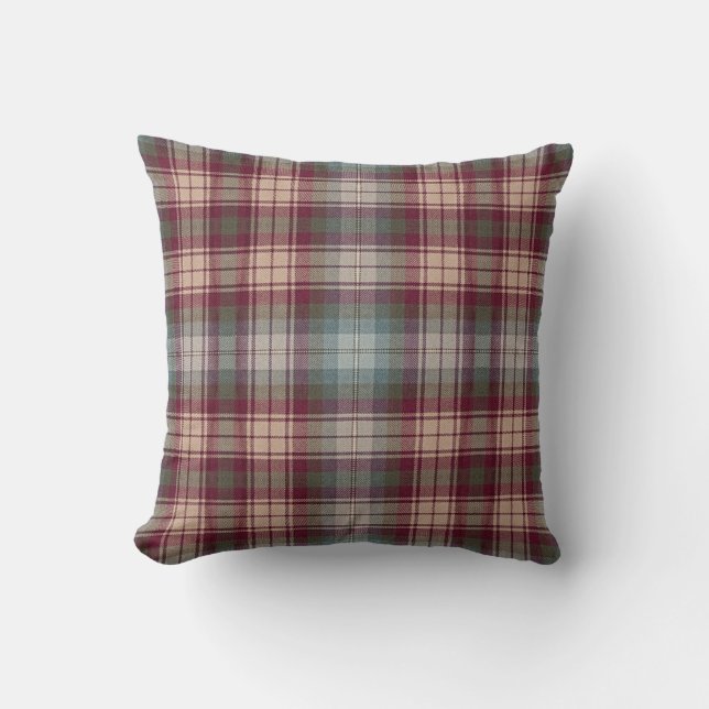 COJÍN DECORATIVO AULD SCOTLAND TARTAN (Anverso)