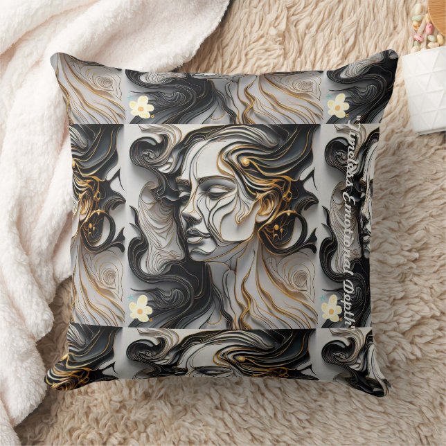 Cojín Decorativo "Aumenta el sentir en contraste" (Manta)