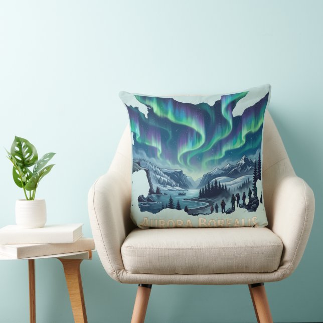 Cojín Decorativo Aurora Boreal (Silla)