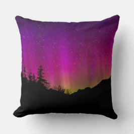 Cojín Decorativo Aurora Borealis Starry Night Sky