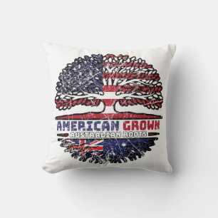 Cojín Decorativo Australia Australia Estados Unidos Estados Unidos