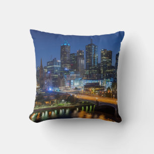 Cojín Decorativo Australia, Victoria, Melbourne, paisaje urbano con