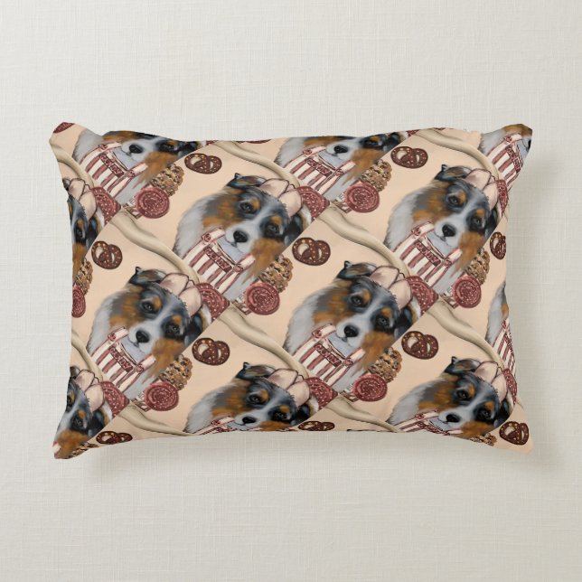 COJÍN DECORATIVO AUSTRALIAN SHEPHERD (Anverso)