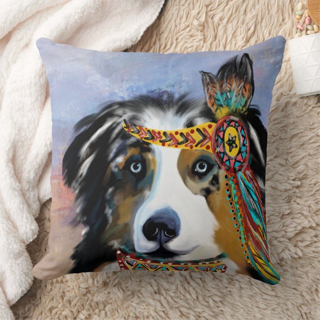 COJÍN DECORATIVO AUSTRALIAN SHEPHERD (Manta)