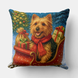 Cojín Decorativo Australian Terrier Holiday