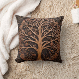 Cojín Decorativo Australian Woodlands: Impresión en madera de árbol