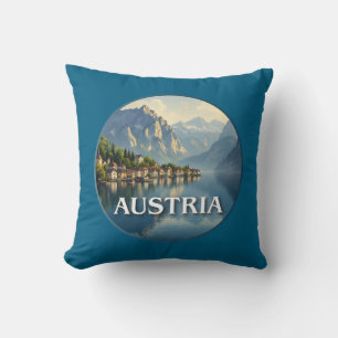 Cojín Decorativo Austria Hallstatt Unión Europea